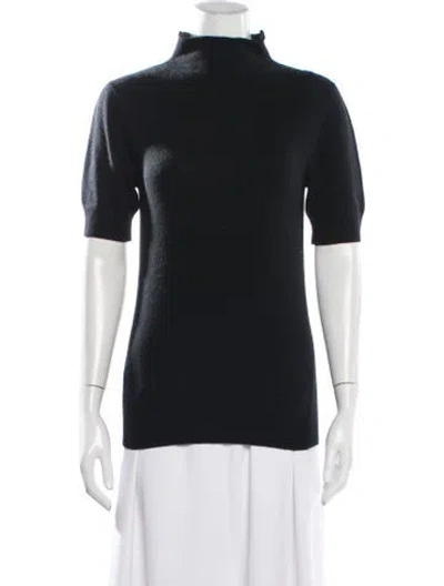 Pre-owned Marni Cashmere Mock Neck Sweater W/ Tags In Black