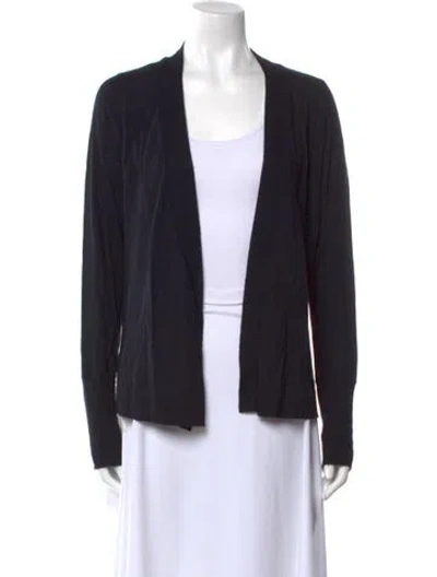 Pre-owned Marni Cashmere Open Front Sweater In Black