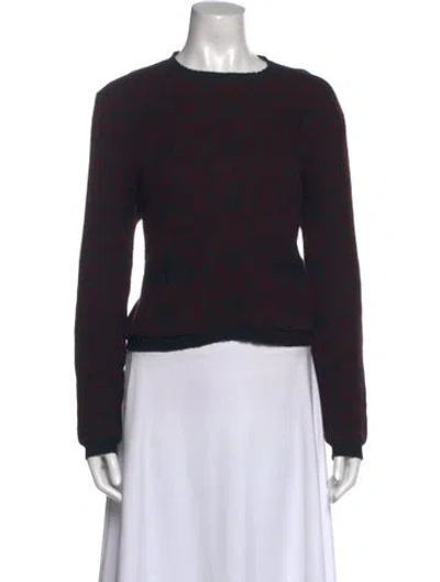 Pre-owned Marni Cashmere Printed Sweater In Blue