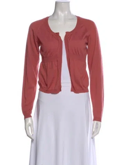Pre-owned Marni Cashmere Scoop Neck Sweater In Pink