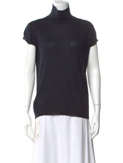 Pre-owned Marni Cashmere Turtleneck Sweater In Blue