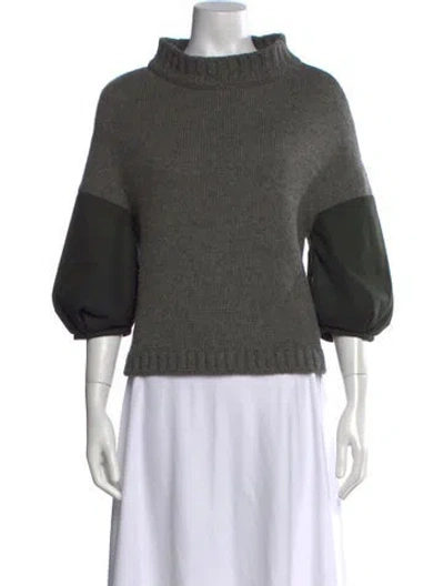Pre-owned Marni Cashmere Turtleneck Sweater In Gray
