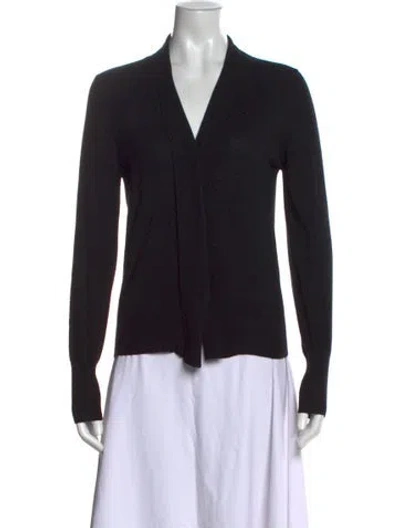 Pre-owned Marni Cashmere V-neck Sweater In Blue