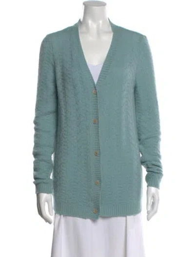 Pre-owned Marni Cashmere V-neck Sweater In Multi
