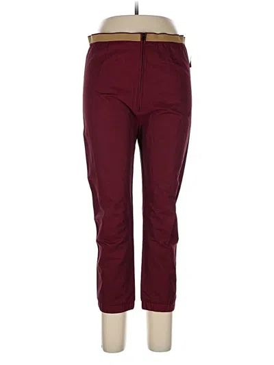 Pre-owned Marni Casual Pants In Burgundy