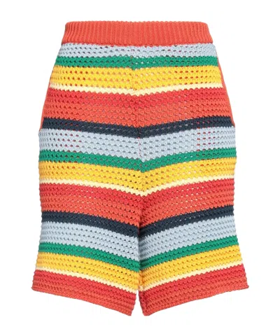Marni Casual Woven Shorts In Multi
