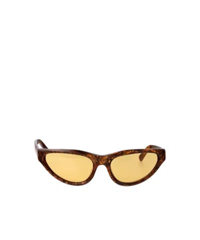 Marni Cat's Eye Frame Sunglasses In Brown