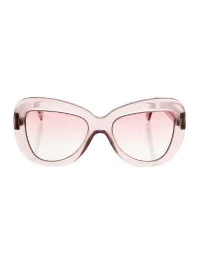 Pre-owned Marni Cat-eye Gradient Sunglasses In Pink