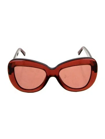 Pre-owned Marni Cat-eye Tinted Sunglasses In Brown