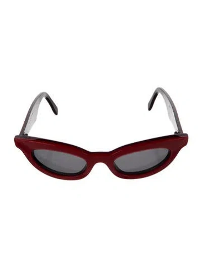 Pre-owned Marni Cat-eye Tinted Sunglasses In Red