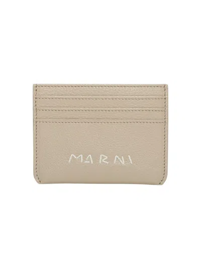 Marni Cc Holder Bone In Neutrals