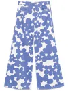 Marni Wide-leg Floral Cotton Trousers