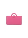 Marni "chain" Crossbody Wallet In Pink Leather