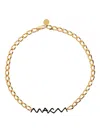 Marni Chain-link Brass Necklace In Gold