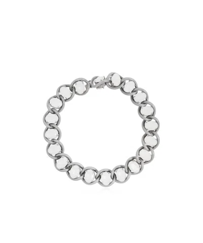 Marni Chain Link Design Necklace In White
