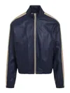 Marni Zip-up Leather Jacket In Black