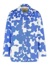 Marni Light Blue Cotton Jacket In Light Blue