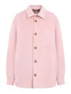 Marni Wool Short Coat In Pink