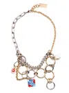 MARNI CHARM-DETAIL CHAIN NECKLACE