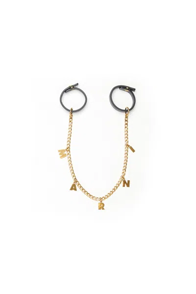 Marni Charm With Dangling Letters In Multi