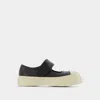 Marni Chaussures Pablo Mary Jane En Cuir Noir In Black
