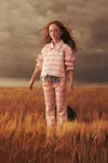 Marni Giacca In Cotone Allover Check In Pink