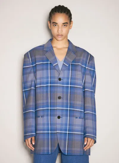 MARNI CHECK BLAZER