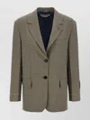 Marni Check Blazer Prince Of Wales In Green