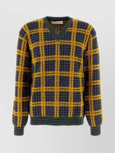 Marni Multicolor Wool Blend Sweater
