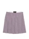 Marni Check-patten Pleated Skirt In Multi