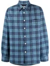 Marni Check-pattern Felted-finish Shirt
