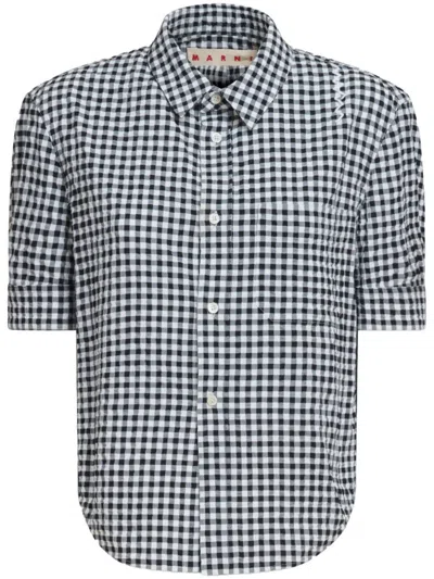 MARNI CHECK PATTERN SHIRT