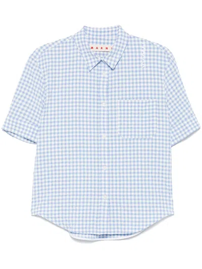 MARNI CHECK-PATTERN SHIRT