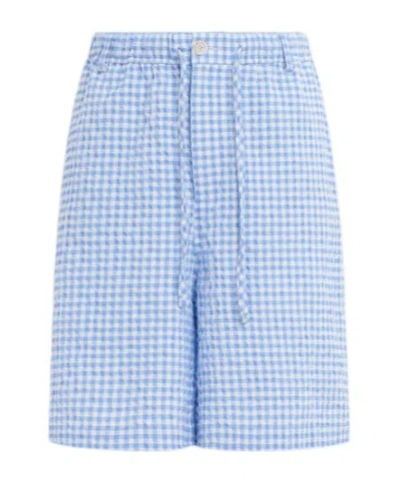 MARNI MARNI CHECKED DRAWSTRING SHORTS
