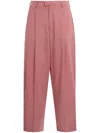Marni Check Pattern Trousers In Red