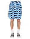Marni Men Check Print Bermuda Shorts In Multicolour