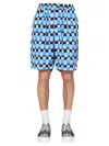 Marni Men Check Print Bermuda Shorts In Multicolour