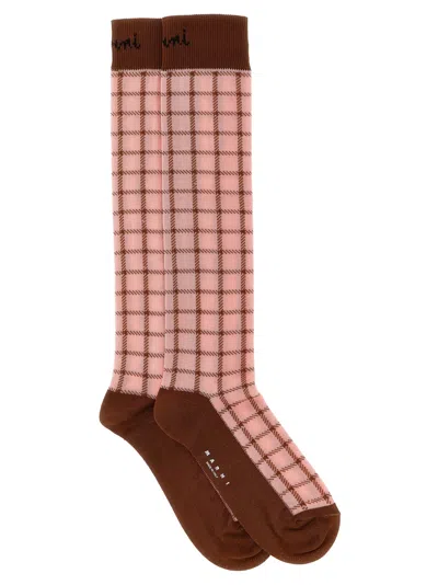 MARNI CHECK SOCKS