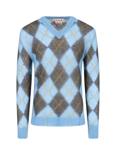 MARNI CHECK SWEATER