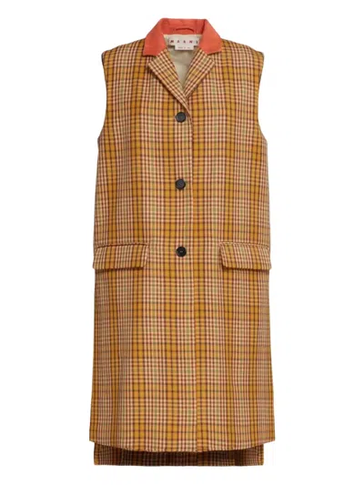MARNI CHECKED GILET