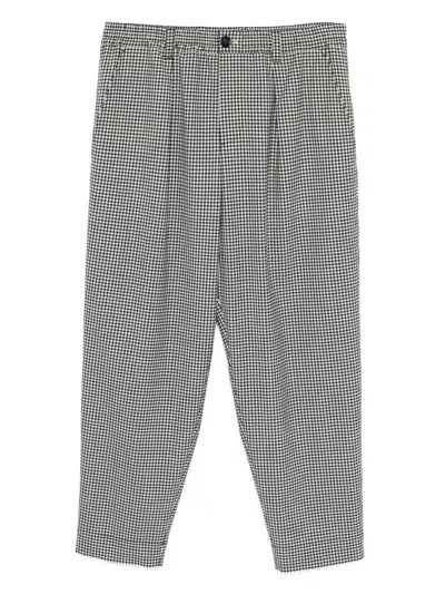 MARNI CHECKED PRINT PANTS