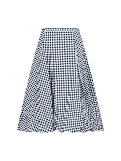 Marni Flared Midi Skirt In Black