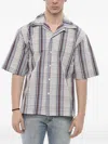 Marni Cotton Bowling Shirt With Checked Pattern In Multi