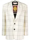 Marni Hip-lenght Single Breasted Buttoned Jacket In White