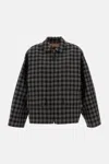 Marni Checked Wool Jacket In Multi