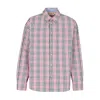 Marni Checked-pattern Ppocket Shirt In Pink