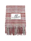 Marni Check-pattern Fringed Scarf In Multi