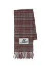 Marni Check-pattern Fringed Scarf In Multi