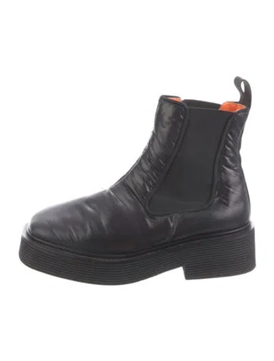 Pre-owned Marni Chelsea Boots In Black