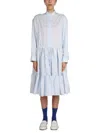 Marni Drawstring Poplin Midi Shirtdress
